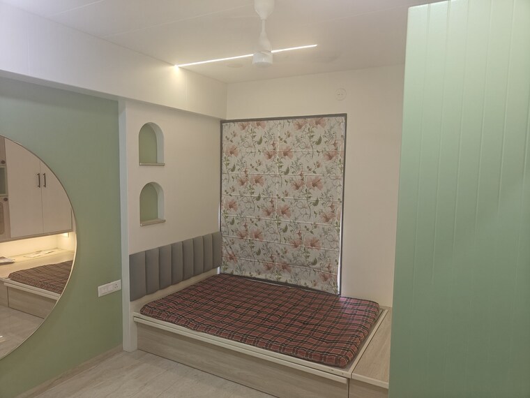Bedroom, rainbow-revell-orchid 3 Bedroom 1002 Sq.Ft. Apartment In Lohgaon Pune 9003463