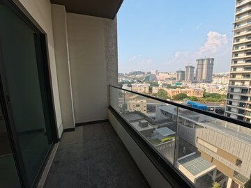 Balcony in 4 BHK Apartment at Aparna One, Shaikpet – for Sale