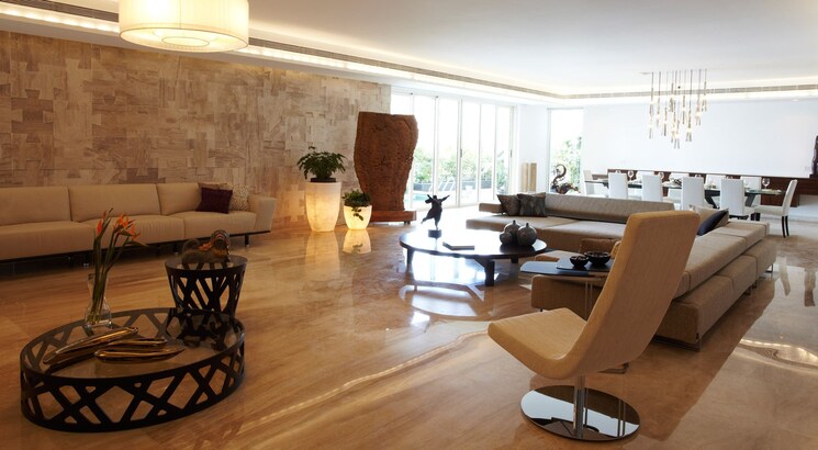 Living Room, marvel-diva-2 4 Bedroom 4675 Sq.Ft. Apartment In Magarpatta City Pune 9003476