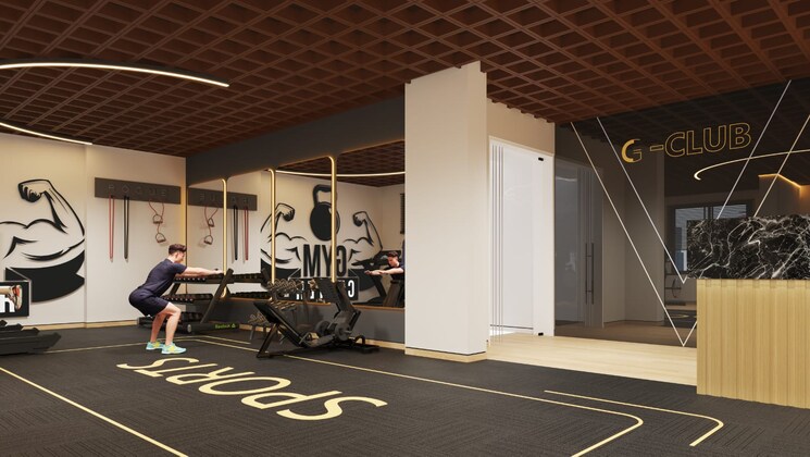 Gym, tanish-orchid 5 Bedroom 1973 Sq.Ft. Apartment In Charholi Budruk Pune 9003553