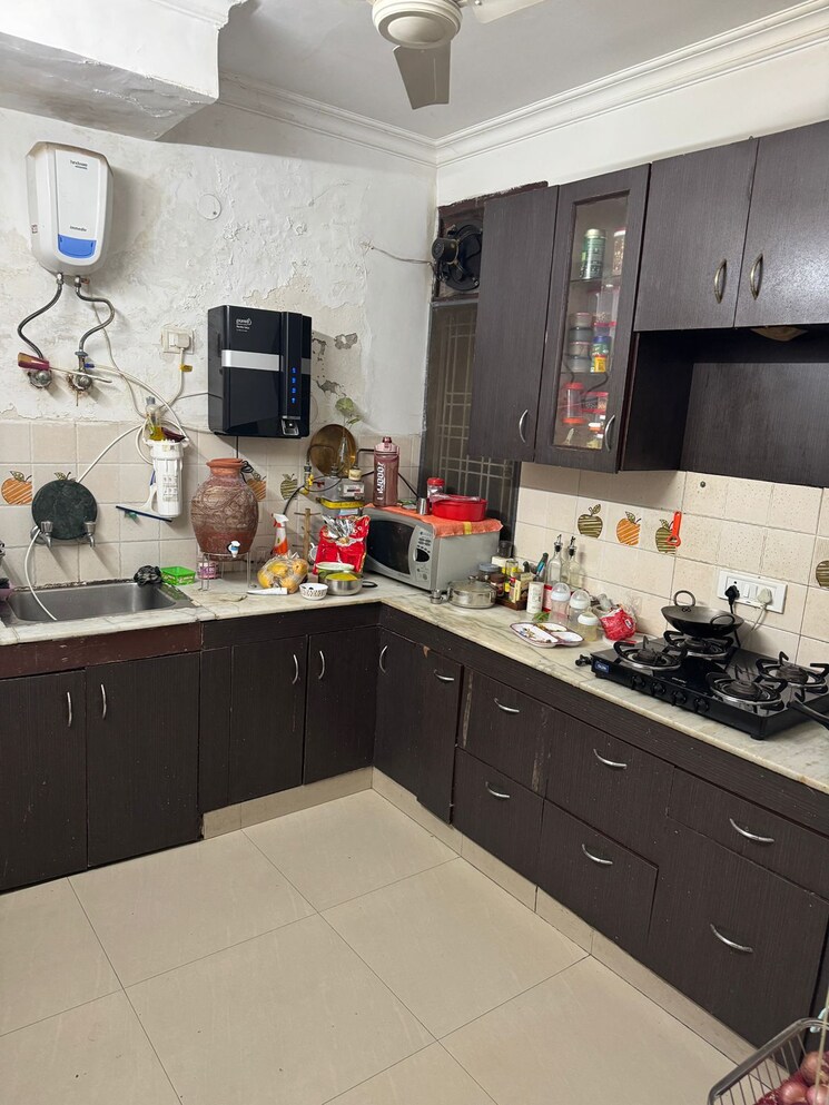 Kitchen, sector 6 dwarka 3 Bedroom 1500 Sq.Ft. Apartment In Sector 6 Dwarka Delhi 9003577