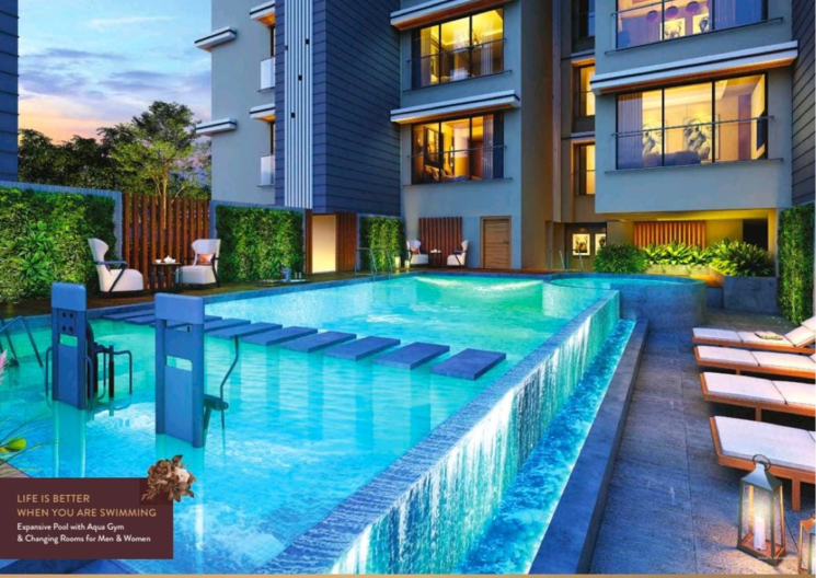 Swimming Pool, paradigm-artteza 2 Bedroom 676 Sq.Ft. Apartment In Daulat Nagar Mumbai 9003703