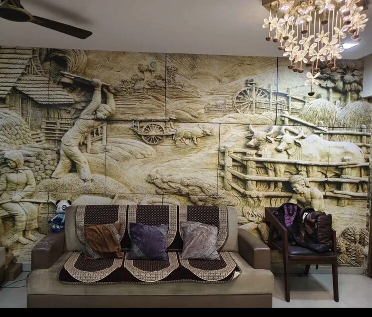 Living Room, tharwani-rosewood-heights 2 Bedroom 1150 Sq.Ft. Apartment In Kharghar Sector 10 Navi Mumbai 9003808