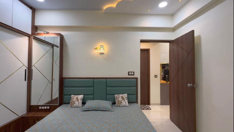 Master Bedroom, rudra-keshav-skyline 3 Bedroom 1620 Sq.Ft. Apartment In Chandkheda Ahmedabad 9003841