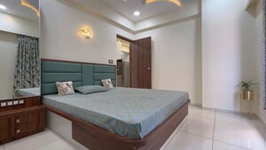 Master Bedroom in 3 BHK Apartment at Rudra Keshav Skyline, Chandkheda – for Sale