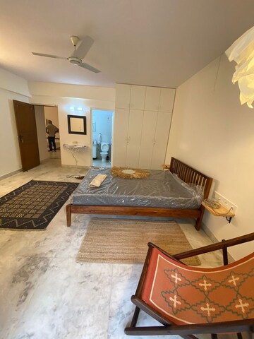 Living Room in 3 BHK Apartment at HM Chateau De Marque, Shivaji Nagar – for Rent
