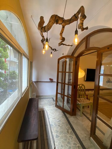 Staircase in 3 BHK Apartment at HM Chateau De Marque, Shivaji Nagar – for Rent