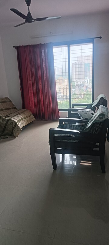 Living Room in 1 BHK Apartment at Maison Tarangan, Kasarvadavali – for Rent