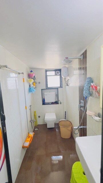 Bathroom in 1 BHK Apartment at Siddhivinayak Darshan, Mahalaxmi – for Rent