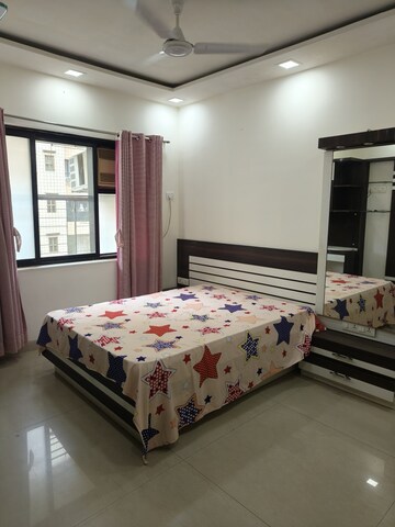 Bedroom in 2 BHK Apartment at K Rahega Palm Springs, Malad West – for Rent