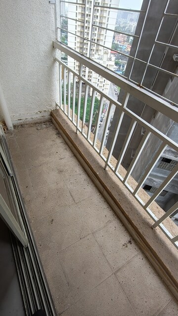 Balcony in 1 RK Apartment at Seven Eleven Apna Ghar Phase III, Mira Road – for Rent