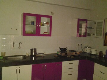 Kitchen in 3 BHK Apartment at Gauthami Iconia, Gachibowli – for Rent