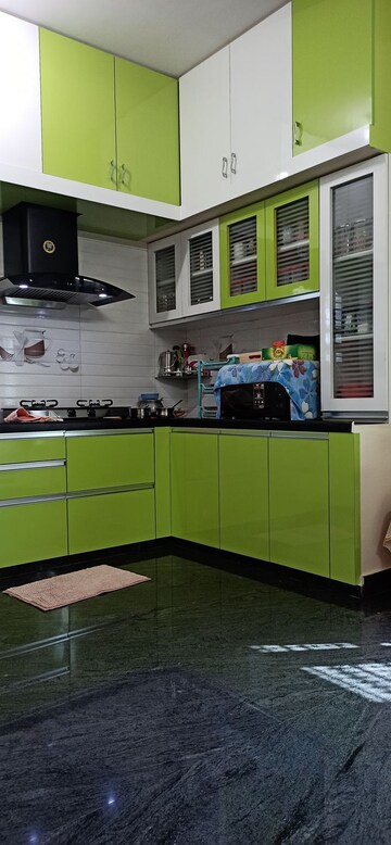 Kitchen in 2 BHK Builder Floor at Ramamurthy Nagar – for Rent