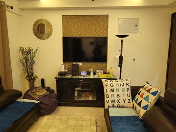 Living Room in 2 BHK Apartment at Gera Song Of Joy, Kharadi – for Rent