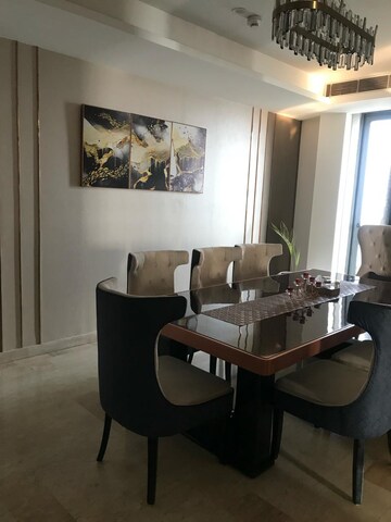 Living Room in 4 BHK Apartment at Supertech Supernova Nova Residences, Sector 94 – for Rent