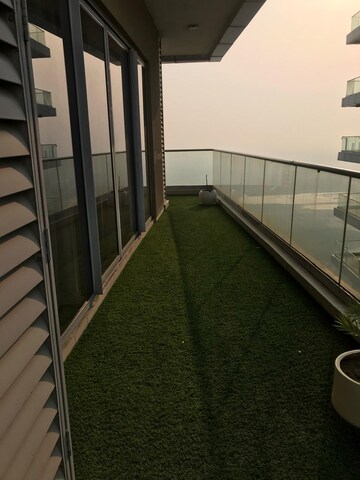 Balcony in 4 BHK Apartment at Supertech Supernova Nova Residences, Sector 94 – for Rent