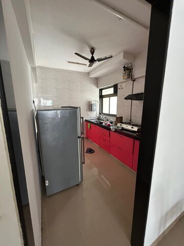 Kitchen in 1 BHK Apartment at Crystal Armus, Chembur – for Rent