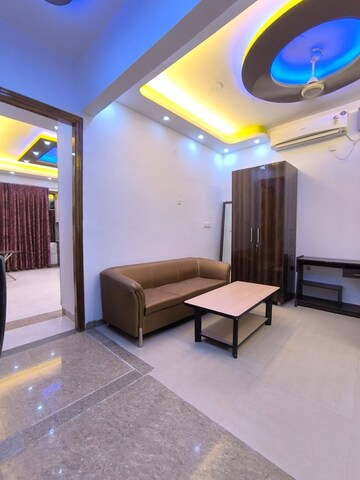 Living Room in 1 BHK Builder Floor at Sushant Lok I – for Rent