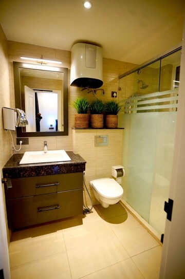 Attached Bathroom in 3 BHK Apartment at Puri Anand Villas Phase II, Sector 81 – for Rent