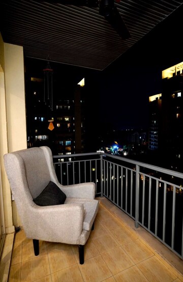 Balcony in 3 BHK Apartment at Puri Anand Villas Phase II, Sector 81 – for Rent