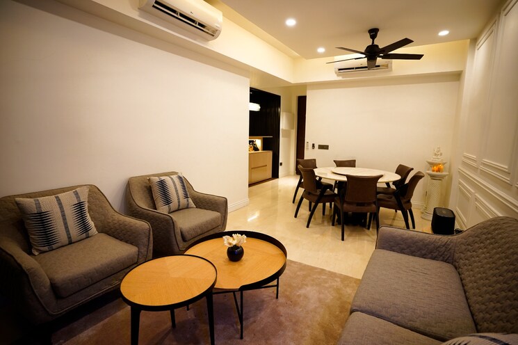 Living Room, puri-anand-villas-phase-ii 3 Bedroom 1940 Sq.Ft. Apartment In Sector 81 Faridabad 9005006