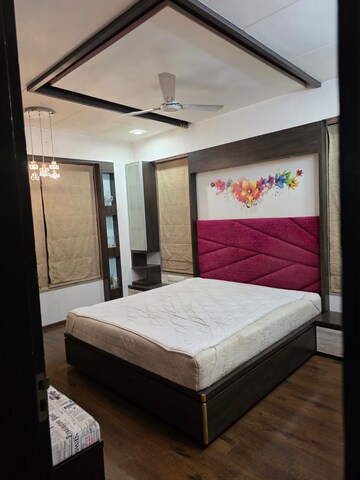 Bedroom in 3 BHK Apartment at Ajmera Casa Vyoma, Vastrapur – for Rent