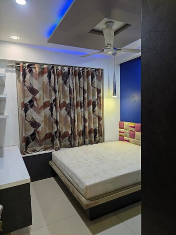 Bedroom in 3 BHK Apartment at Ajmera Casa Vyoma, Vastrapur – for Rent