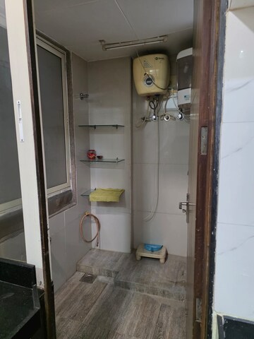 Bathroom in 3 BHK Apartment at Ajmera Casa Vyoma, Vastrapur – for Rent