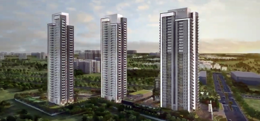 3 BHK + Servant Room 1877 Sq.Ft. Apartment in Vatika Seven Lamps