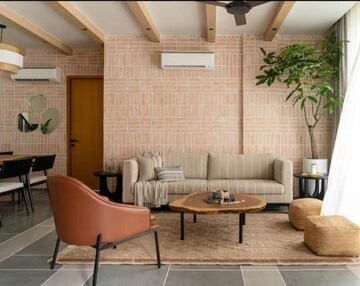 Living Room in 3 BHK Villa at Siolim – for Rent