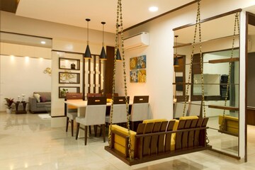 Living Room in 4 BHK Apartment at Vastrapur – for Rent