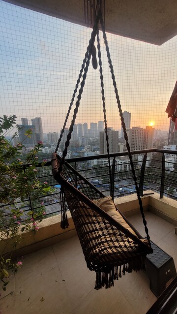 Balcony in 2 BHK Apartment at K Raheja Raheja Residency, Malad East – for Rent