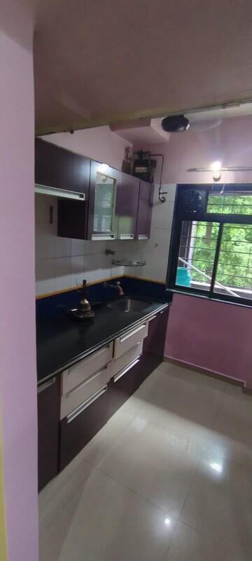 Kitchen in 1 BHK Apartment at Puranik City, Kasarvadavali – for Rent