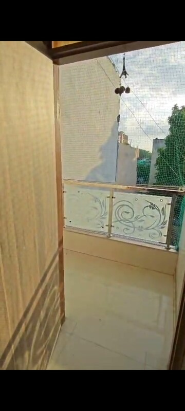 Balcony in 2 BHK Builder Floor at Mahavir Enclave 1 – for Rent