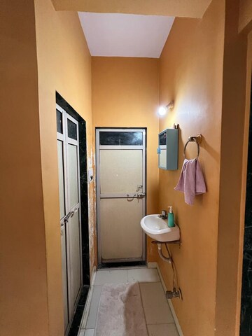 Bathroom in 1 BHK Apartment at Yashraj Park CHS, Kasarvadavali – for Sale