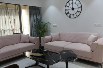 Living Room in 4 BHK Apartment at Vastrapur – for Rent
