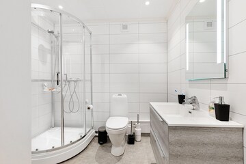 Bathroom in 4 BHK Apartment at Signature Global Cloverdale, Sector 71 – for Sale