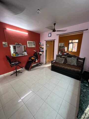 Living Room in 1 BHK Apartment at Yashraj Park CHS, Kasarvadavali – for Sale