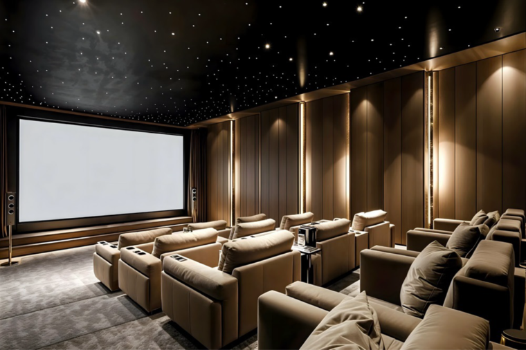 Tv Room, trump-residences 4 Bedroom 3929 Sq.Ft. Apartment In Dhani Gurgaon 9005256