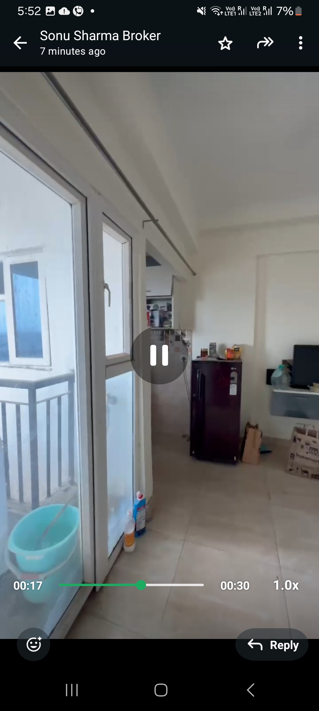 1 BHK Apartment For Rent in Gaur City 2 - 14th Avenue