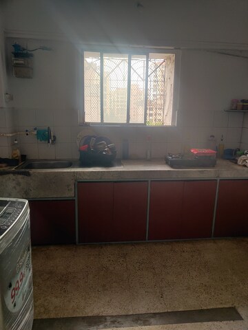 Bathroom in 1 BHK Apartment at Crystal Palace CHS, Malad West – for Rent