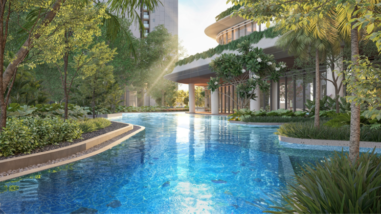 Swimming Pool, experion-the-trillion 3 Bedroom 2800 Sq.Ft. Apartment In Islampur Gurgaon 9005365