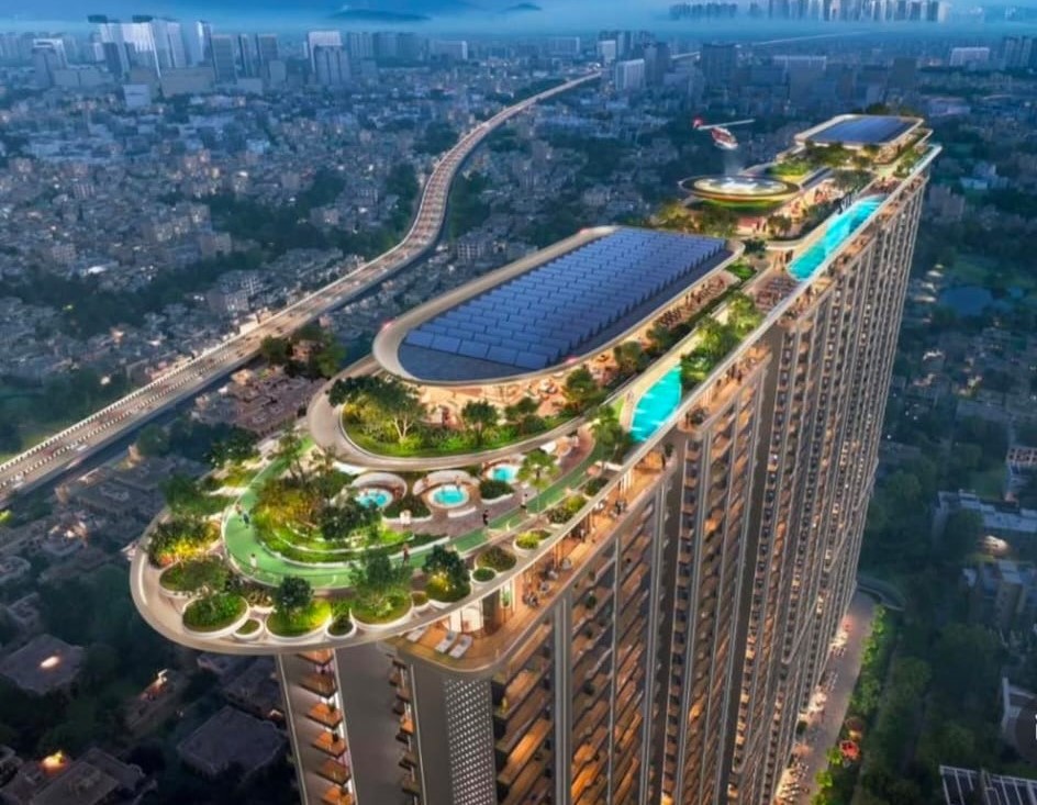 3 BHK + Servant Room 2355 Sq.Ft. Apartment in Smart World Sky Arc