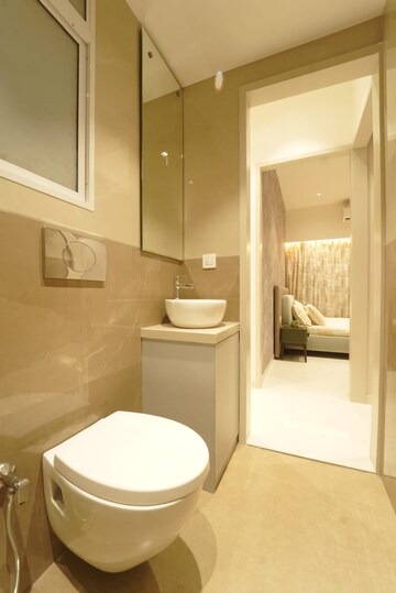 Bathroom in 3 BHK Apartment at Shreeji Eternity, Malad West – for Sale