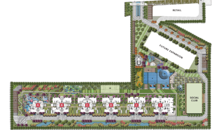 Master Plan, smart-world-sky-arc 3 Bedroom 2355 Sq.Ft. Apartment In Sector 69 Gurgaon 9005416