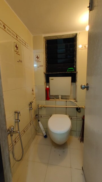 Bathroom in 1 BHK Apartment at Shree Ahimsa Dhaam, Malad West – for Rent