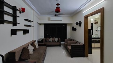 Living Room in 1 BHK Apartment at Shree Ahimsa Dhaam, Malad West – for Rent