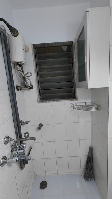Bathroom in 1 BHK Apartment at Shree Ahimsa Dhaam, Malad West – for Rent