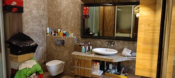 Bathroom in 3 BHK Apartment at Mahagun Moderne, Sector 78 – for Rent