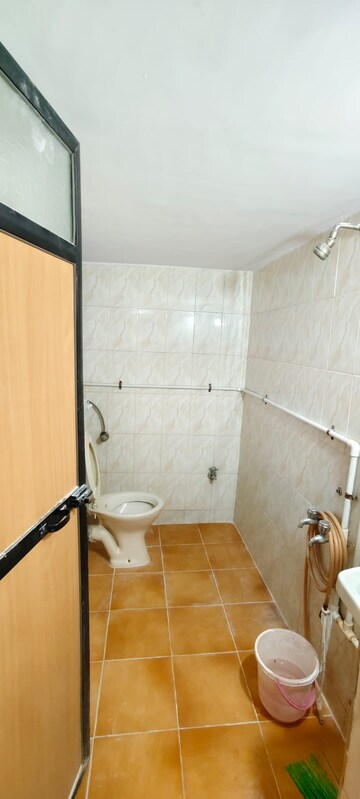 Bathroom in 2 BHK Apartment at Krishna Greenland Park Vastu Federation, Ghodbunder Road – for Rent